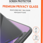 GoldLine Privacy Tempered Glass iPhone 14 Pro - Zwart
