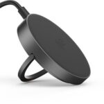 15W Wireless Magnetic Charger with Stand - Zwart