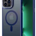 Back Case geschikt voor Magsafe iPhone 12 Pro Max - Blauw