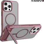 Xssive Back Case geschikt voor Magsafe with STAND2 iPhone 11 - Rose Goud