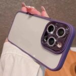Xssive Glitter Lens Back Case iPhone 13 - Paars