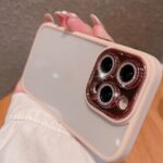 Xssive Glitter Lens Back Case iPhone 13 - Pink